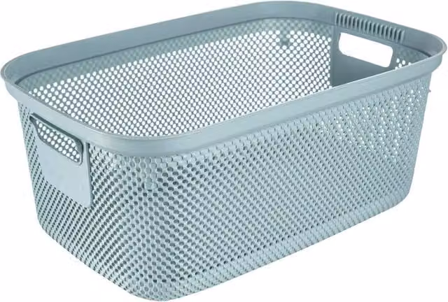 Keeeper Laundry Basket with Side Handles in Nordic Blue