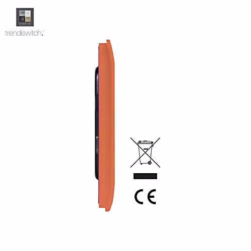 Trendi Switch Artistic Modern Flush Single Blanking Plate in Copper – 3