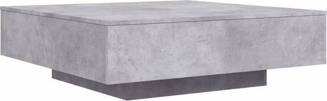 Berkfield Home Modern Square Coffee Table in Concrete Grey, W/D/H: 100 x 100 x 31 cm – 1