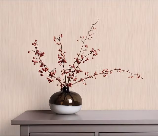 Erismann Cadence Abstract Embossed Vinyl Wallpaper in Orange and Pink