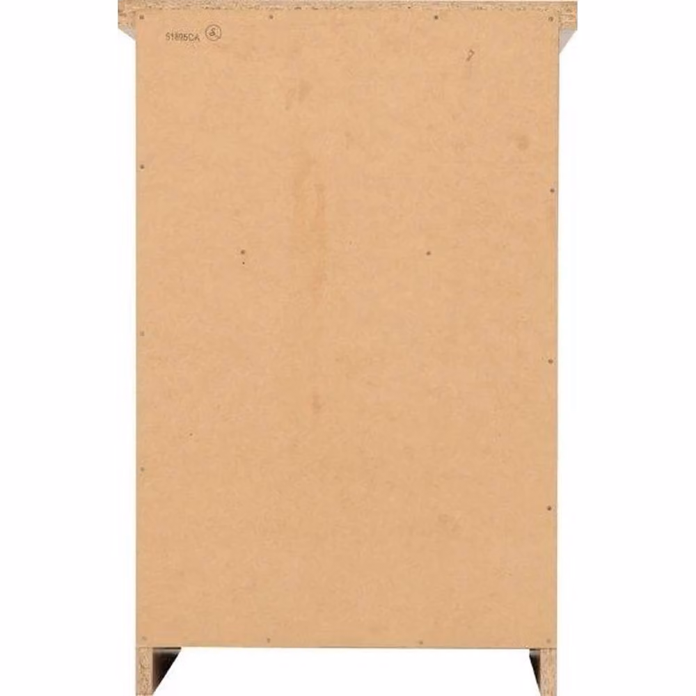 FORGEVIO Grey Gloss Oak 2 Drawer Bedside Table Nightstand Cabinet – 2