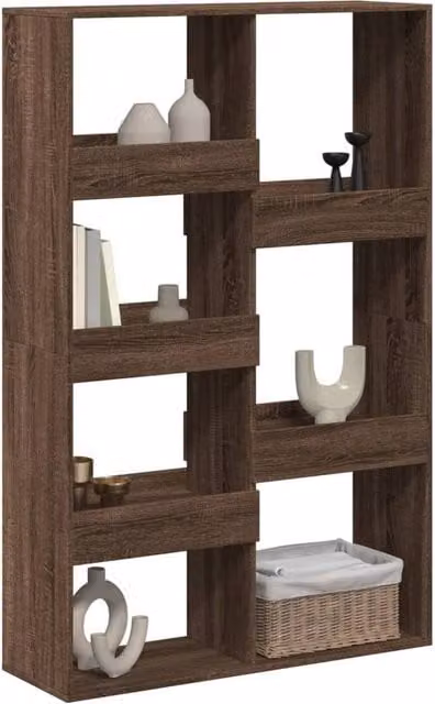 Berkfield Home Brown Oak Room Divider, W/D/H: 100 x 33 x 155.5 cm – 1