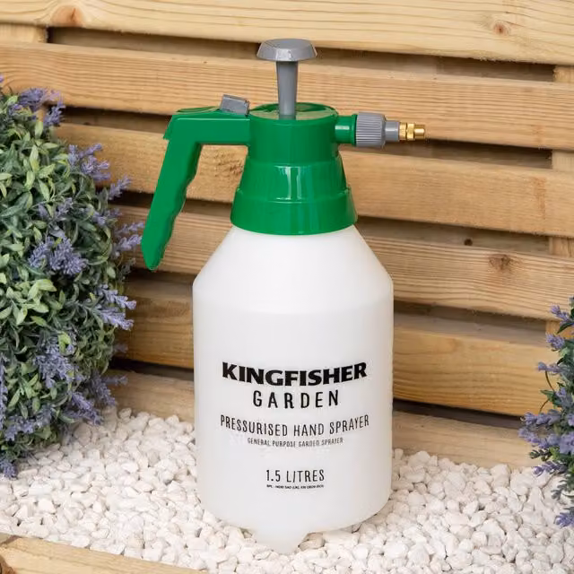 Kingfisher Manual Hand Pressure Sprayer, 1.5 l, Transparent – 3