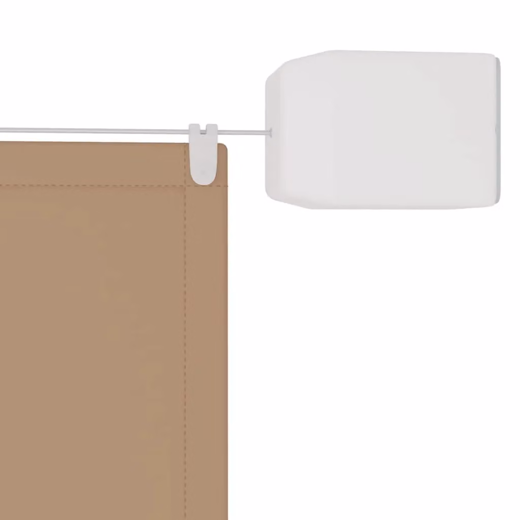 Berkfield Home Vertical Awning in Beige Polyester, W: 140 cm, H: 800 cm – 2