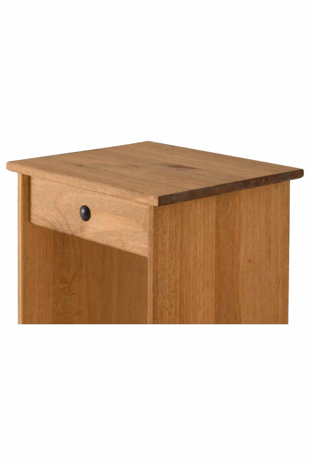 Seconique Corona Waxed Pine Dressing Table Stool in Brown, W/D/H: 33.5 x 38.5 x 41.0 cm – 4