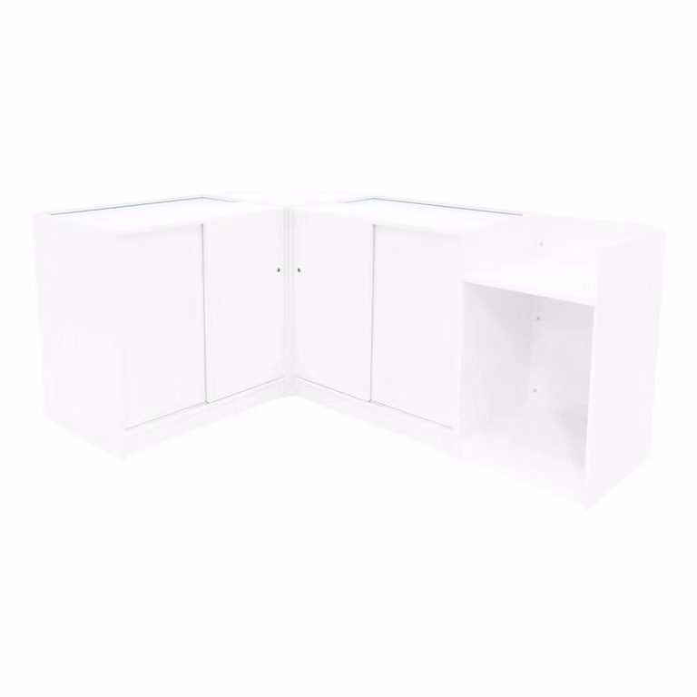 Monstershop Polaris LED Shop Counter Set K900, B900, TB60 & CM60 in White