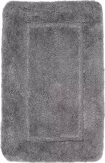Velosso Mayfair Microfibre Cashmere Feel Non-Slip Bathmat in Grey – 1