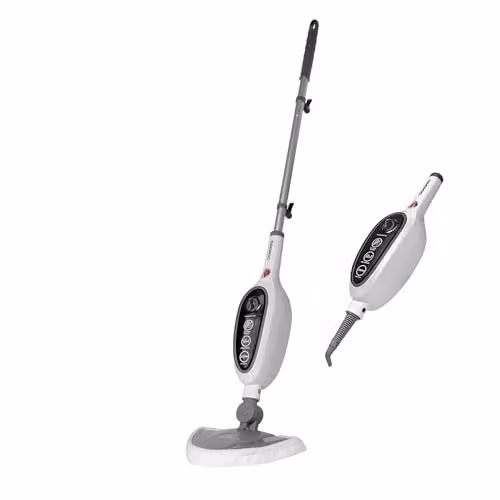 Daewoo 12-in-1 White Steam Mop with Handheld Function, 1300W Corded Multi-Purpose Cleaner for Home, Clothes and Car