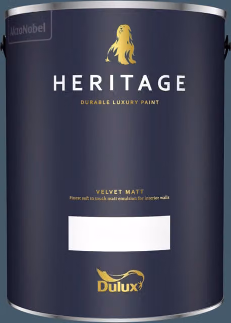 Dulux Trade Heritage Matt Paint Midnight Teal 5l
