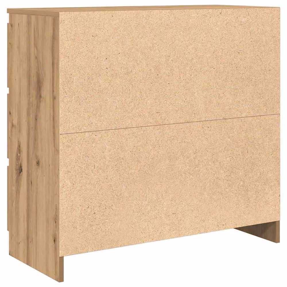 Berkfield Home Artisan Oak Sideboard in Brown, W/D/H: 80 x 35 x 76 cm – 4