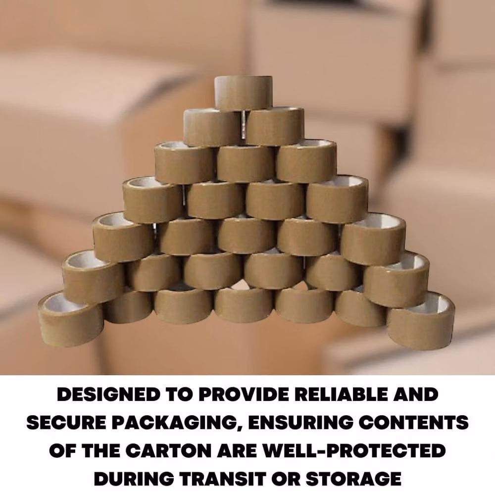 EONLION Brown Parcel Packing Tape, 6 Pack – 3