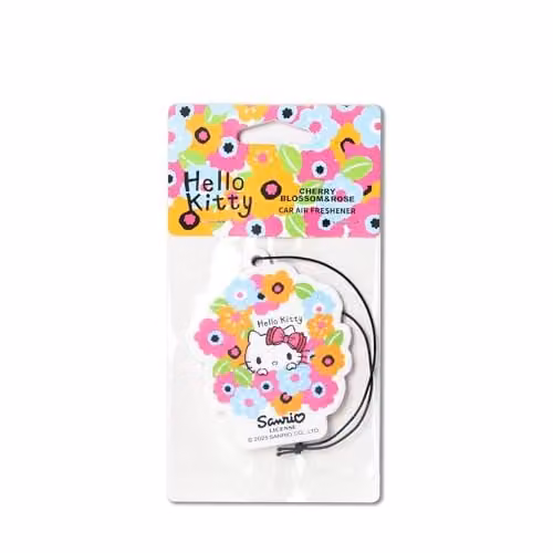 Hello Kitty Hanging Car Air Freshener in Black, White or Multicolour