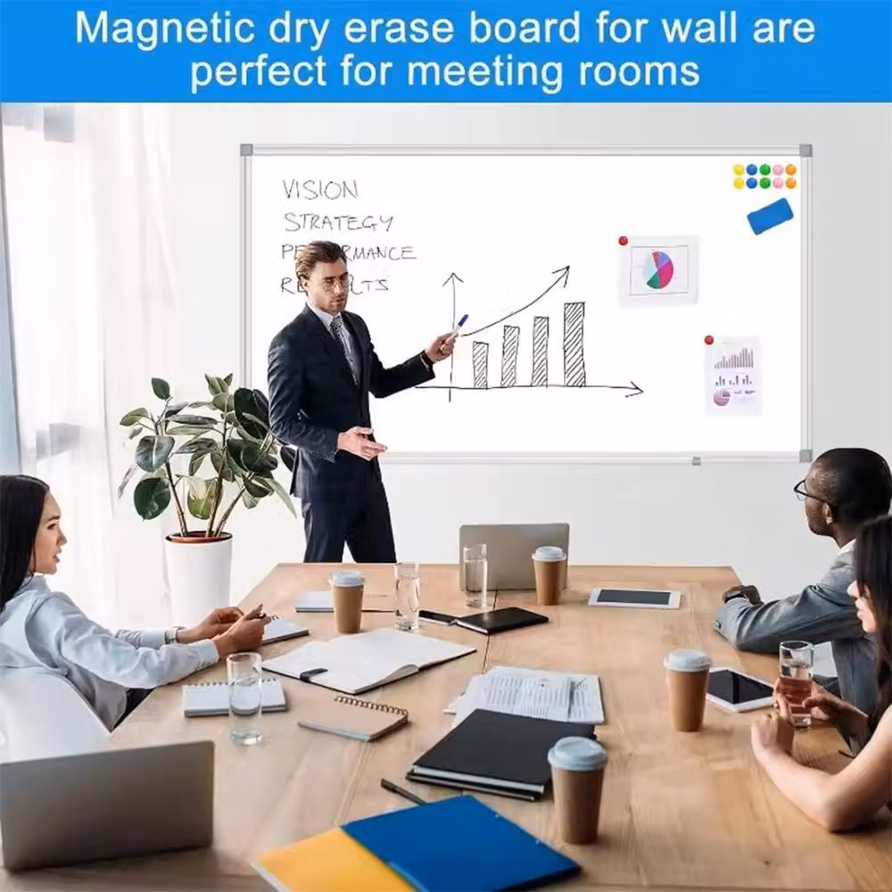 Kelvenix Magnetic Whiteboard, White, W: 60 cm, H: 40 cm – 5