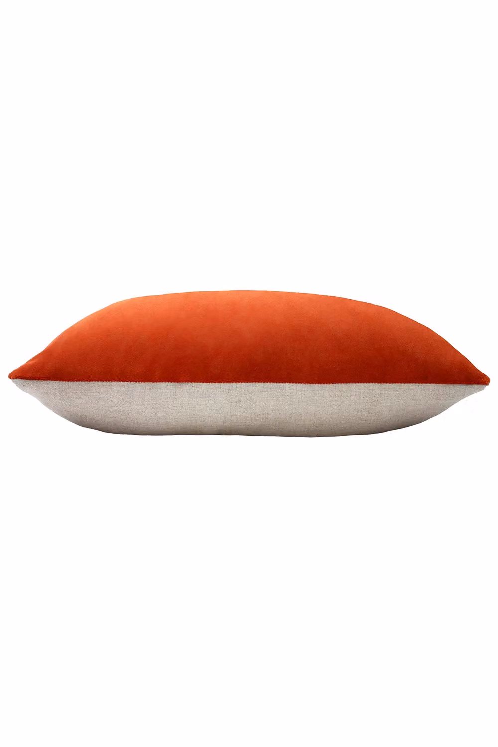 Riva Home Velvet Rectangular Cushion in Orange, W: 60 cm, H: 40 cm, D: 40 cm – 2