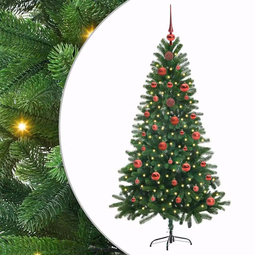 Berkfield Home Green Christmas Tree with 150 LEDs and Stand, Height: 150 cm – 2