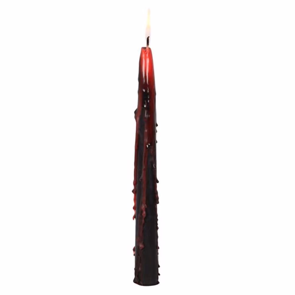 Marco Paul Vampire Blood Effect Taper Candles, 4 Pack, Black – 2