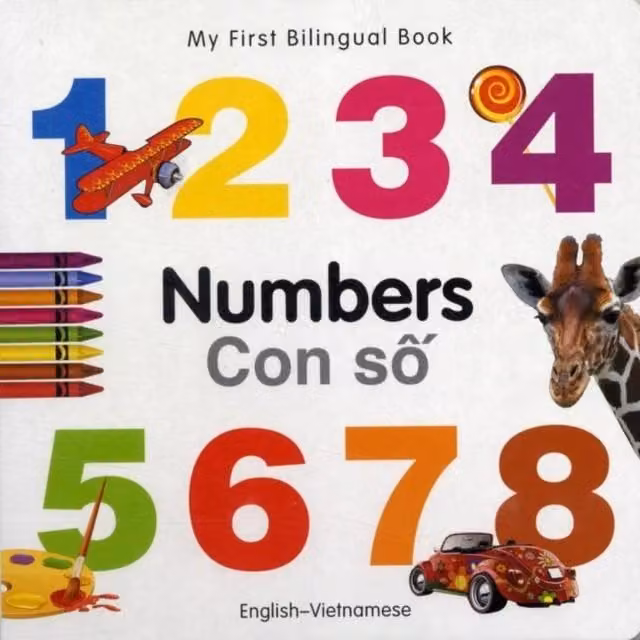 Milet Publishing Ltd My First Bilingual Book Numbers English-Vietnamese Multicolour Board Book
