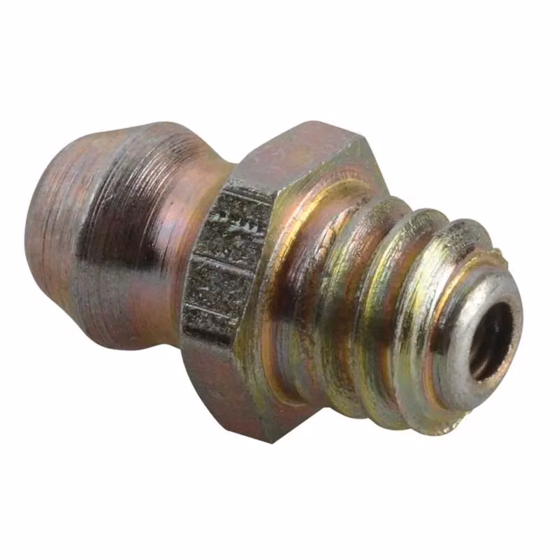 Lumatic Straight Hydraulic Nipples in Bright Silver Stainless Steel – 2