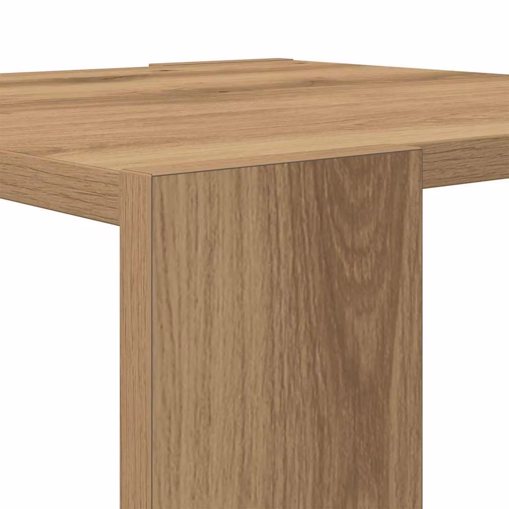 Berkfield Home Artisan Oak Coffee Table in Brown, W/D/H: 40 x 40 x 30 cm – 5