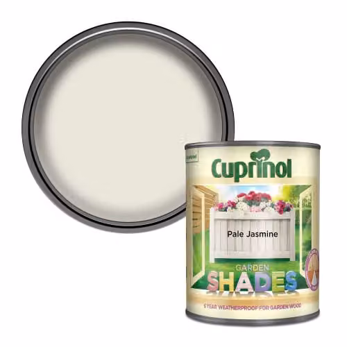 Cuprinol Garden Shades Exterior Woodcare, Pale Jasmine, 1 l