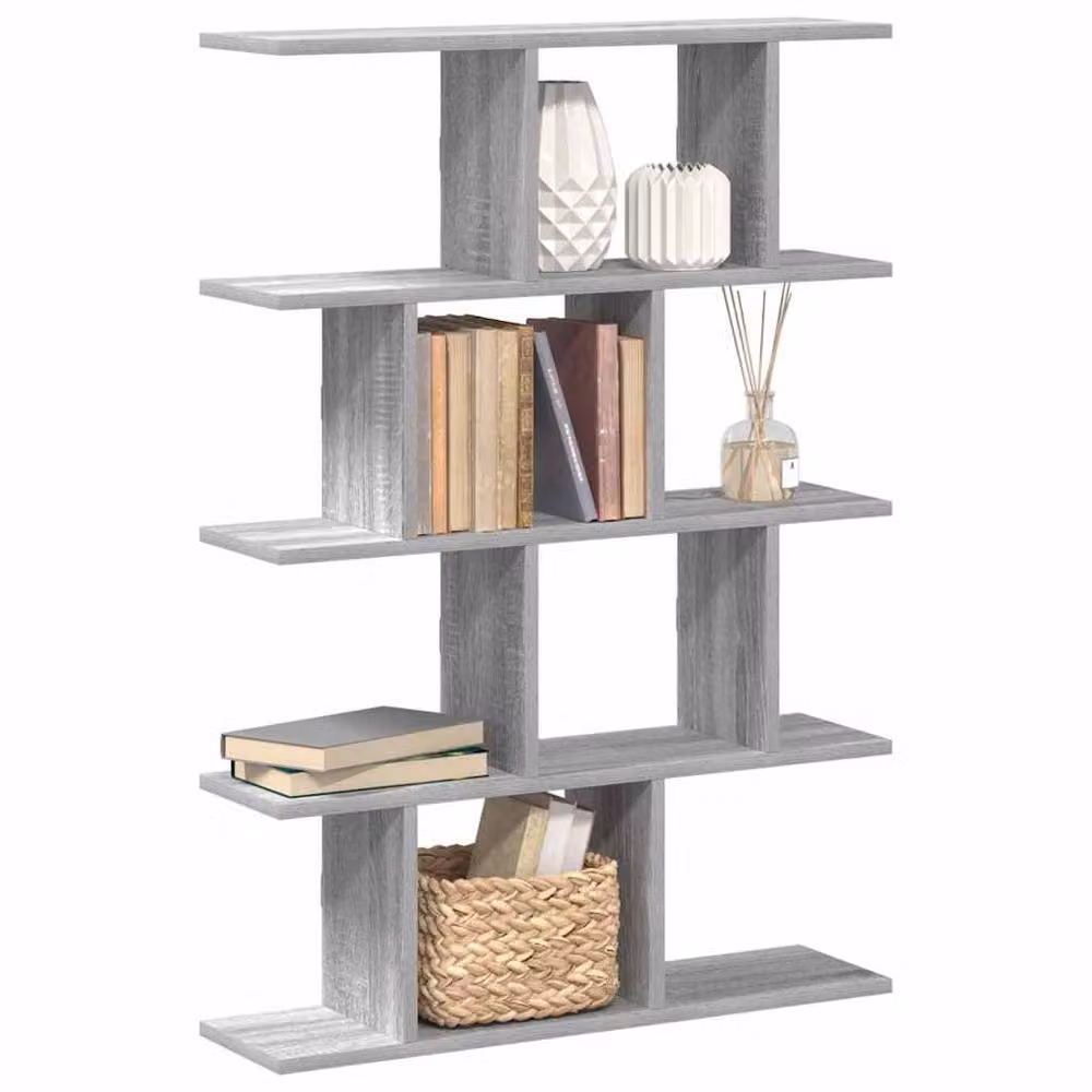 Berkfield Home Wall Mounted 12 Compartment Cube Shelf in Grey Sonoma Engineered Wood – 2