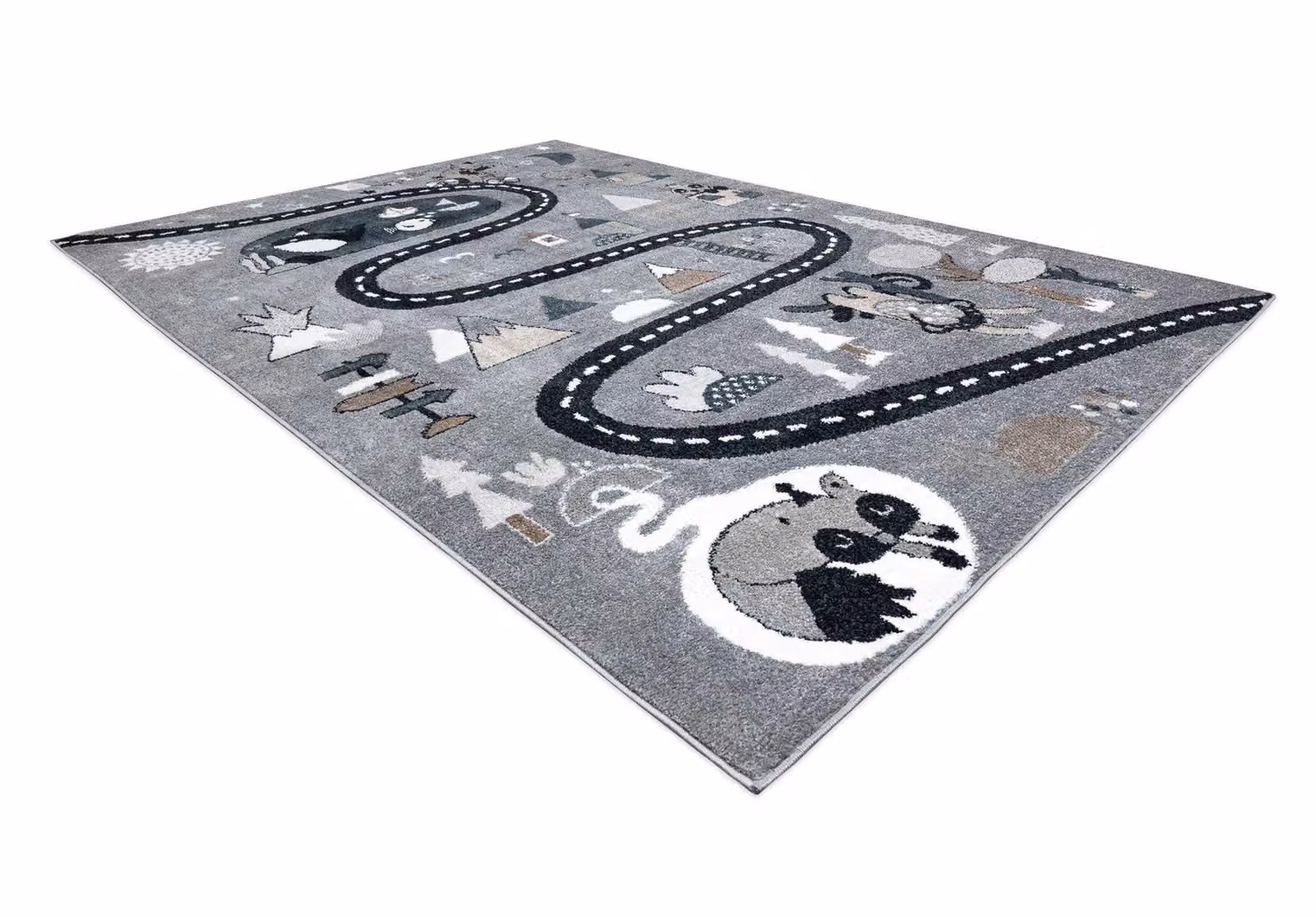 RugsX Fun Kids Motif Rug in Grey, W: 80 cm, L: 150 cm – 3