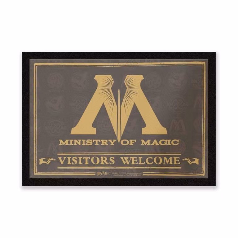Harry Potter Ministry of Magic Coir Doormat, Multicolour, W: 60 cm, D: 40 cm