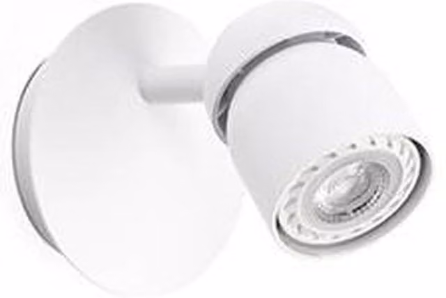 Faro Coco White Adjustable LED Cylinder Wall Spotlight with GU10 Fitting