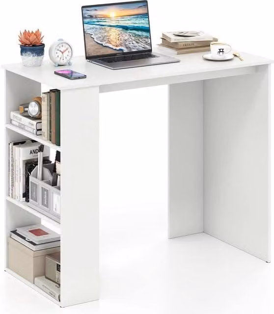 Kelvenix Modern White Computer Desk – 1
