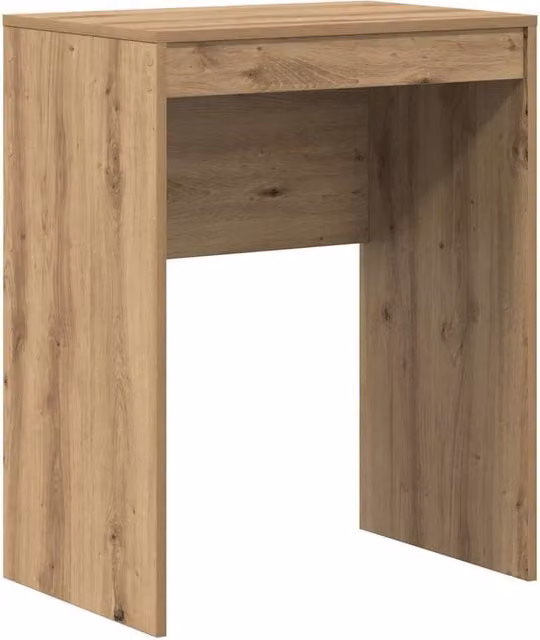 Berkfield Home Artisan Oak Writing Desk in Brown, W/D/H: 60 x 40 x 76 cm – 1