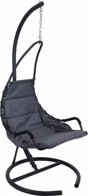 Redcliffs Matt Black Metal Hanging Chair
