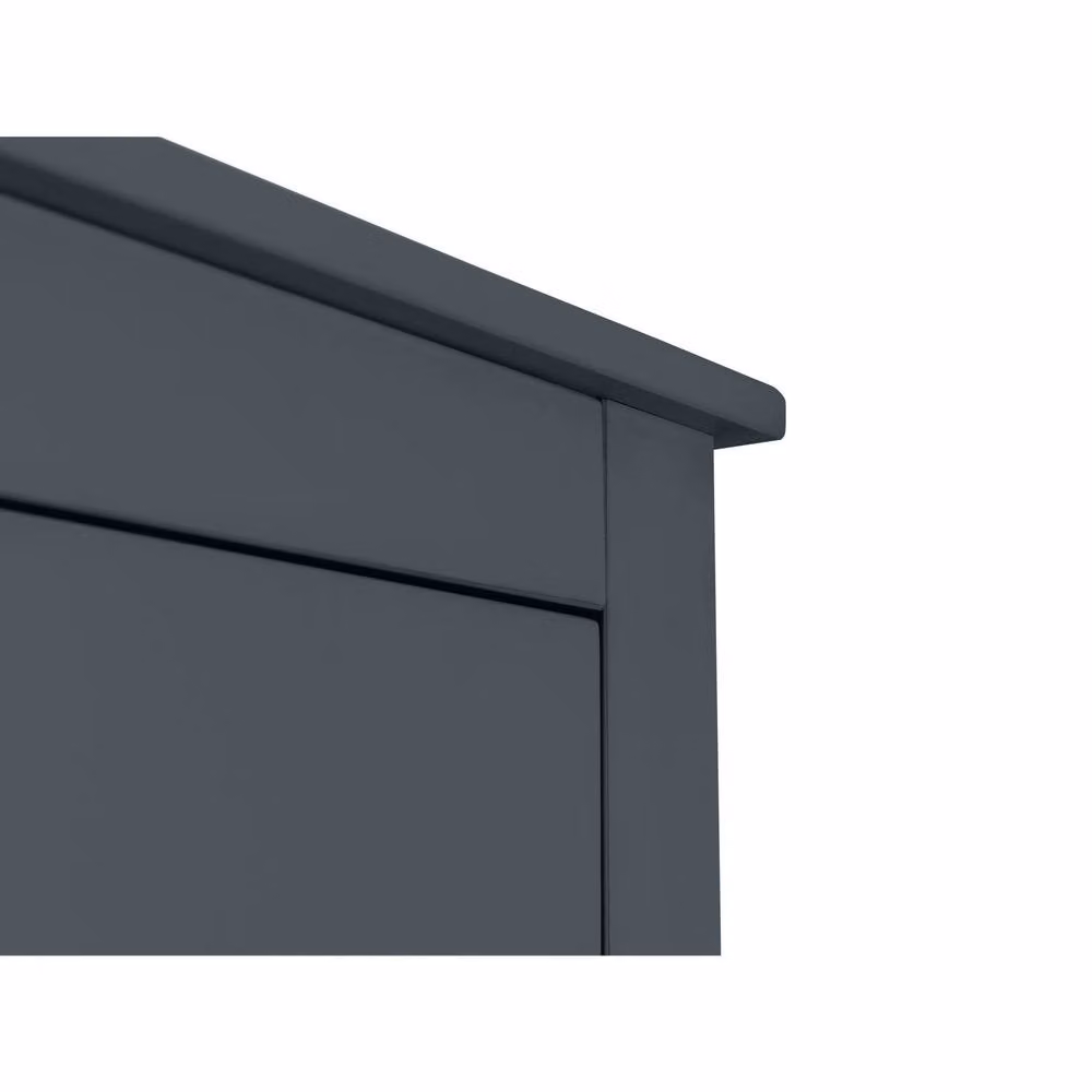 Cheshire Premium Hawthorne Wardrobe in Anthracite Grey with Hinged Doors and Drawers – 6