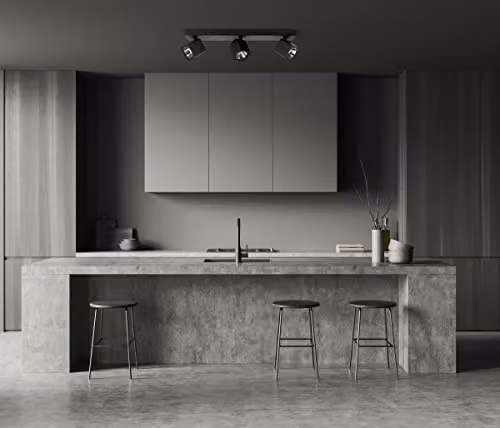 Netlighting Aveiro Modern LED Ceiling Spotlight Bar in Black, 4000K – 2