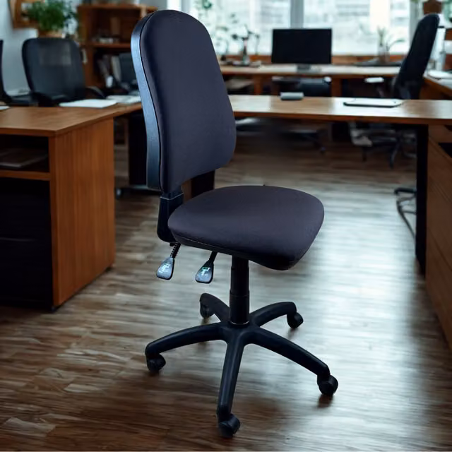 Chilli Seating Mist Premium Executive Office Chair in Black Fabric