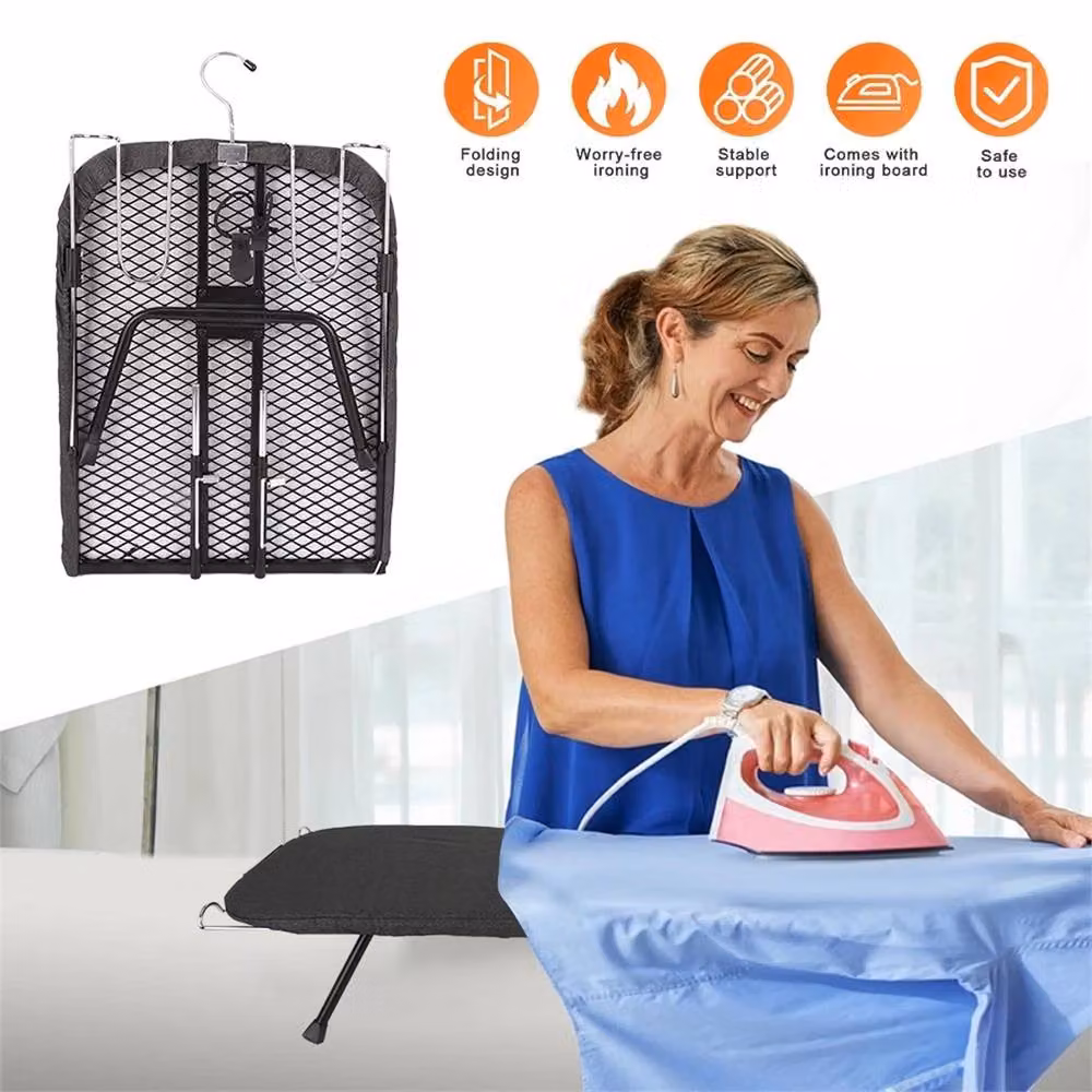SPETLEK Compact Table Top Ironing Board with Iron Rest in Grey – 5