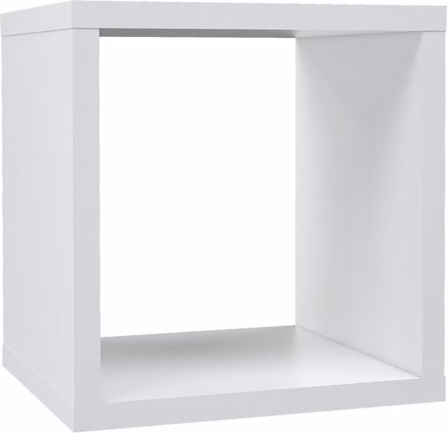 Furniture To Go Mauro Singular Cube Storage Unit in White – 1