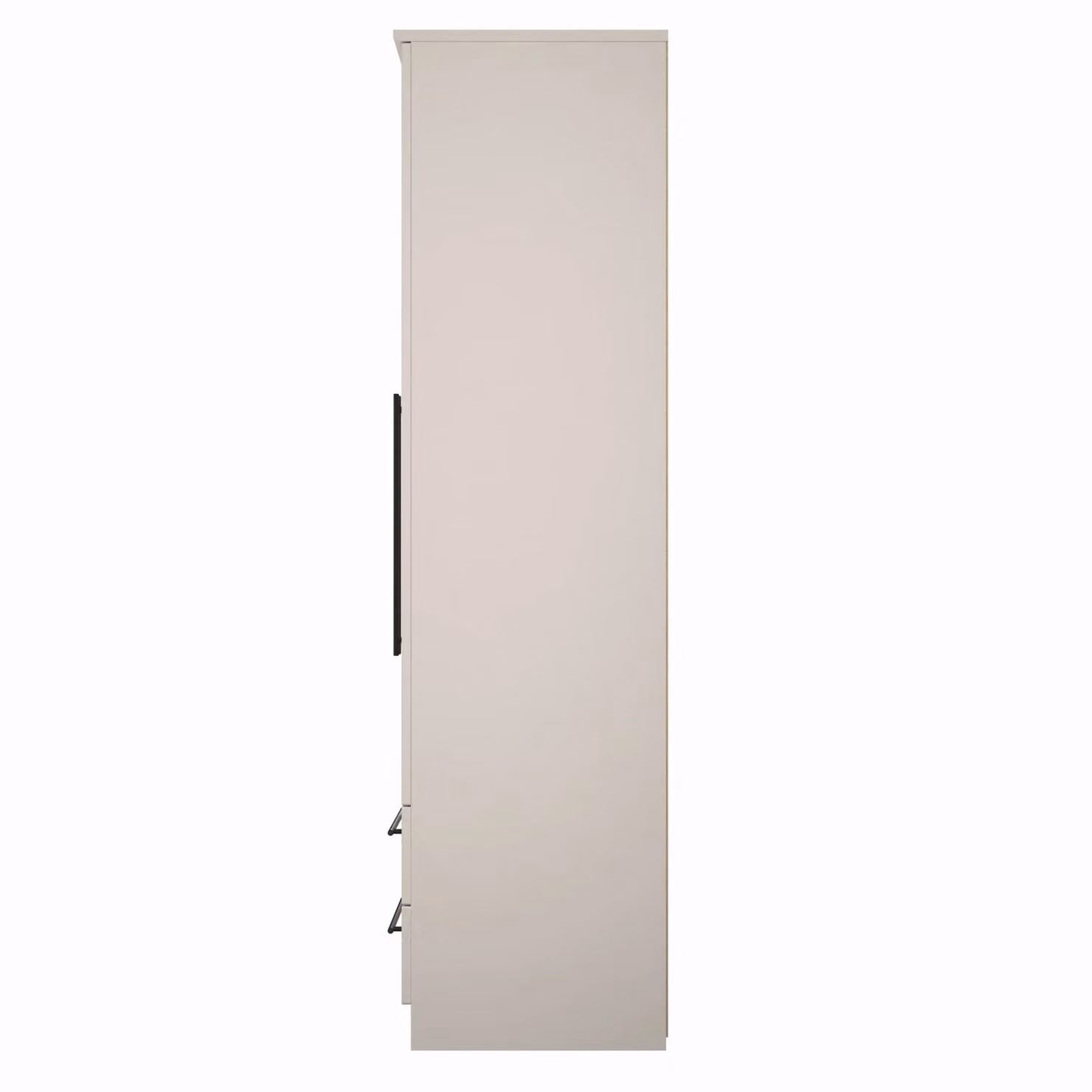 2 U Howard Tall 2 Door Mirrored Wardrobe with 2 Drawers in Taupe – 2