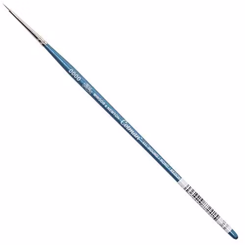 Winsor & Newton Cotman Watercolour Series 111 Designers' Round Brush No. 0000 with Short Wood Handle – 2