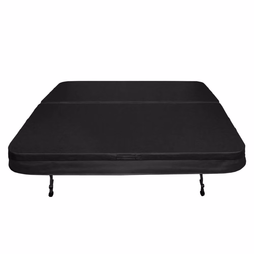 Monstershop Hot Tub Spa Cover, Black, Diameter: 210 cm – 2