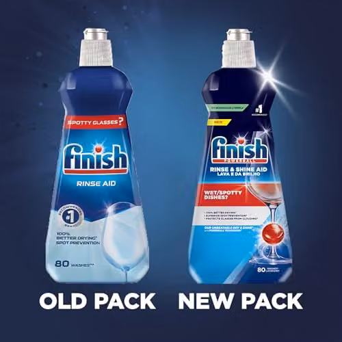 Finish Dishwasher Rinse Aid, 400 ml, White and Blue – 2