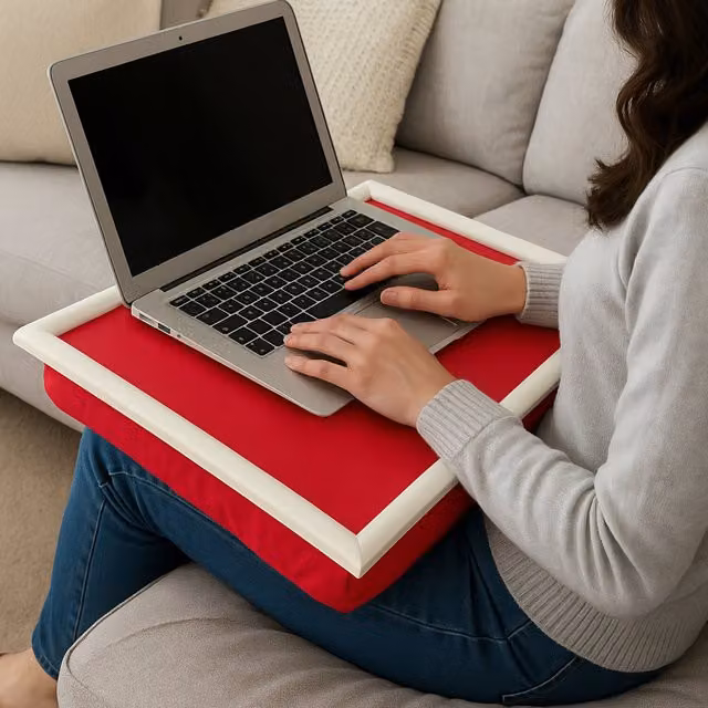 Orsina Home Sweet Home Lap Tray in Red and White – 1