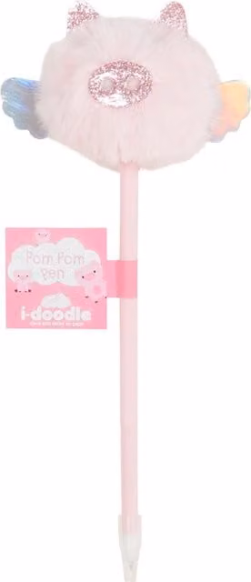 i-doodle Pink Pig Pom Pom Pen for Children