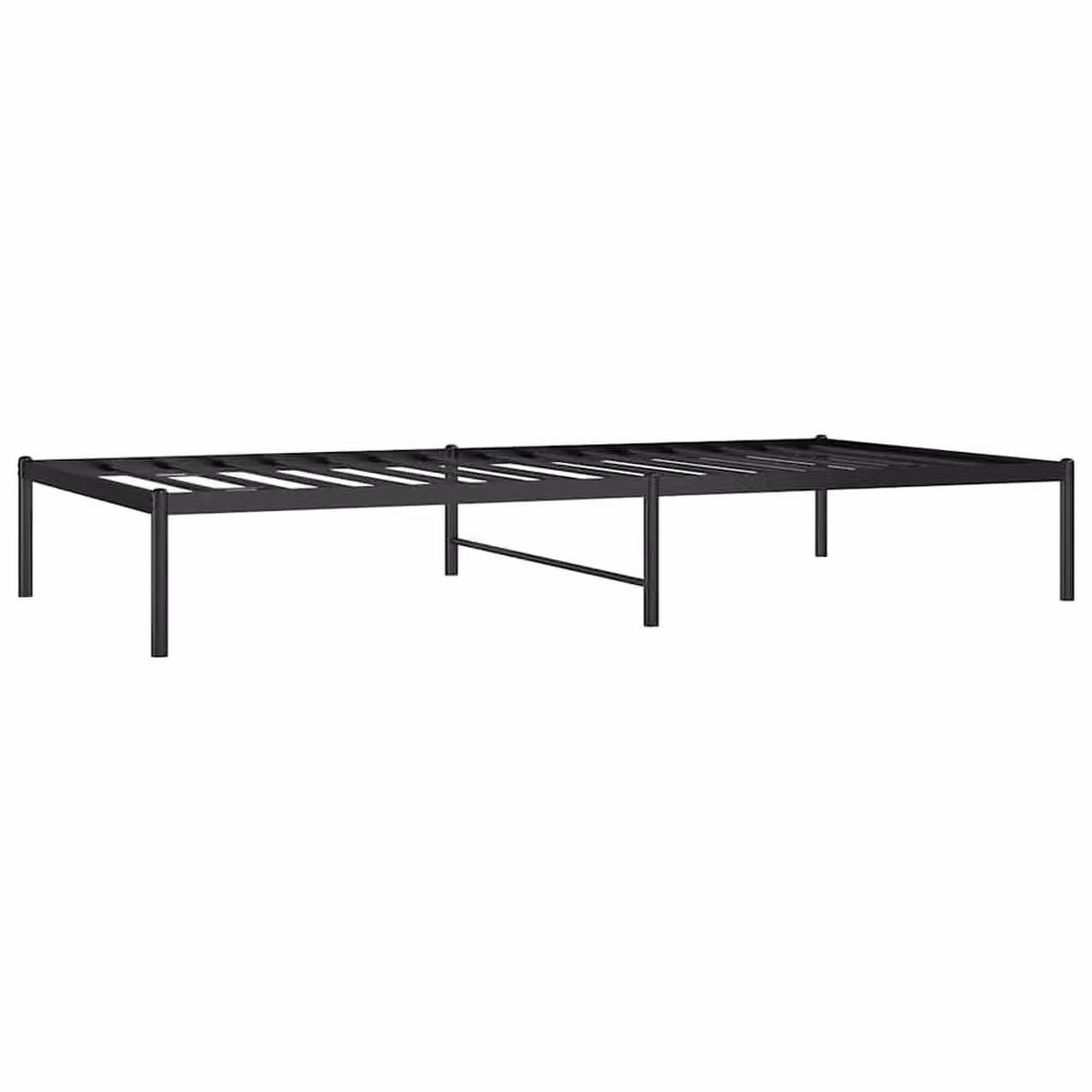 Berkfield Home Metal Bed Frame, Black, W/D/H: 100 x 200 cm – 2