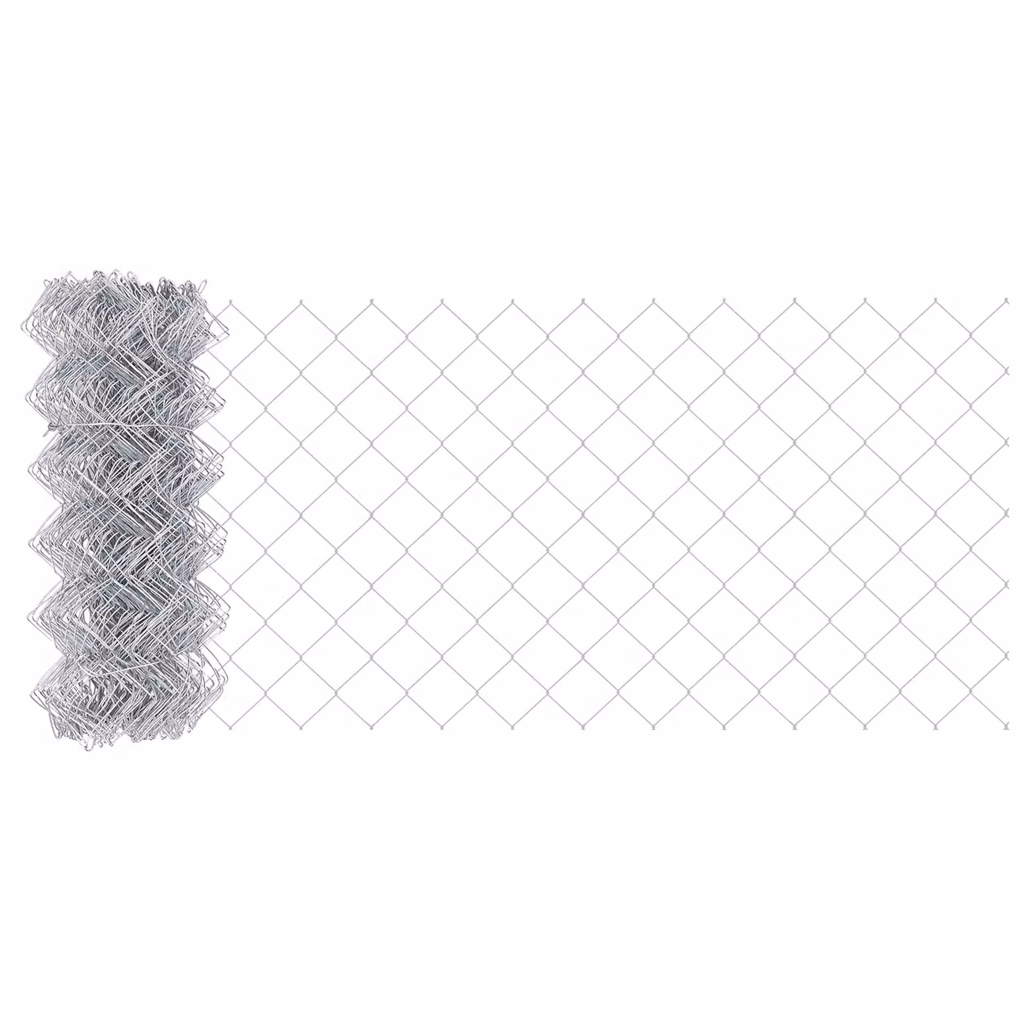 Berkfield Home Galvanised Steel Chain Link Fence, Silver, 0.4 x 25 m – 2