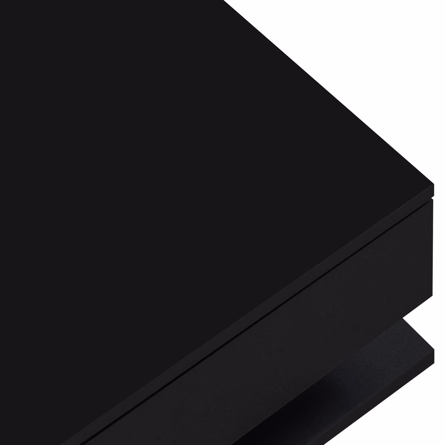 Aosom UK Modern Black High Gloss Coffee Table with 16-Colour LED Lights and Storage – 5