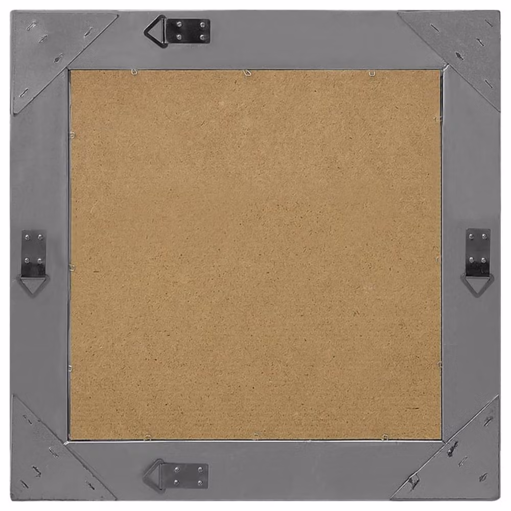 Berkfield Home Antique Baroque Style Square Wall Mirror, Black, W/H: 50 x 50 cm – 2