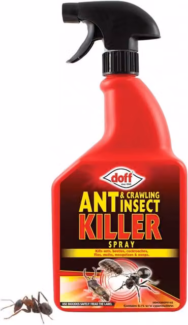 Doff Ant and Crawling Insect Killer Spray for Home and Garden, 1L