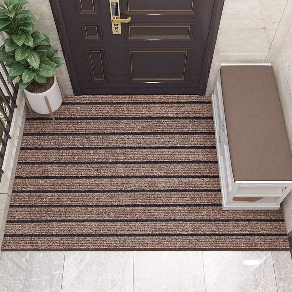 FORGEVIO Self-Adhesive Modern Home Office Floor Mat in Black and Brown, W: 40 cm x L: 200 cm – 3