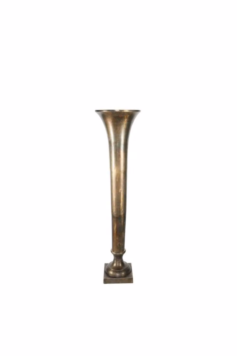 KDMD Antique Gold Poseidon Trumpet Vase, Height: 117 cm, Width: 29 cm – 2