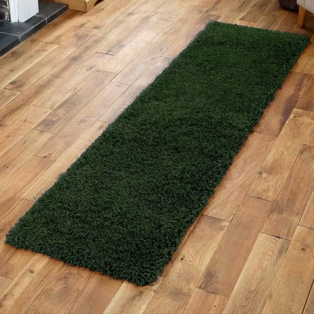 The Modern Rugs Everest Soft Fluffy Shaggy Rug in Emerald Green